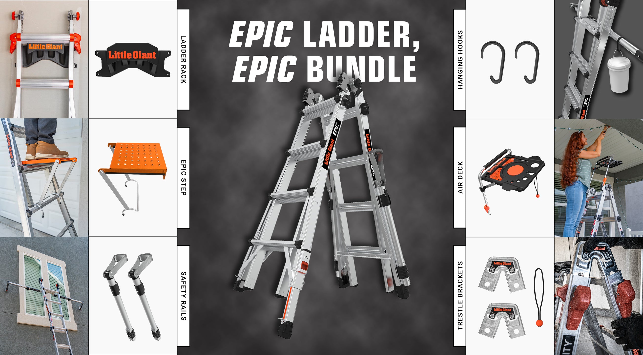 Image showing Epic Model 17 Ladder and bundle deal accessories - Save $272