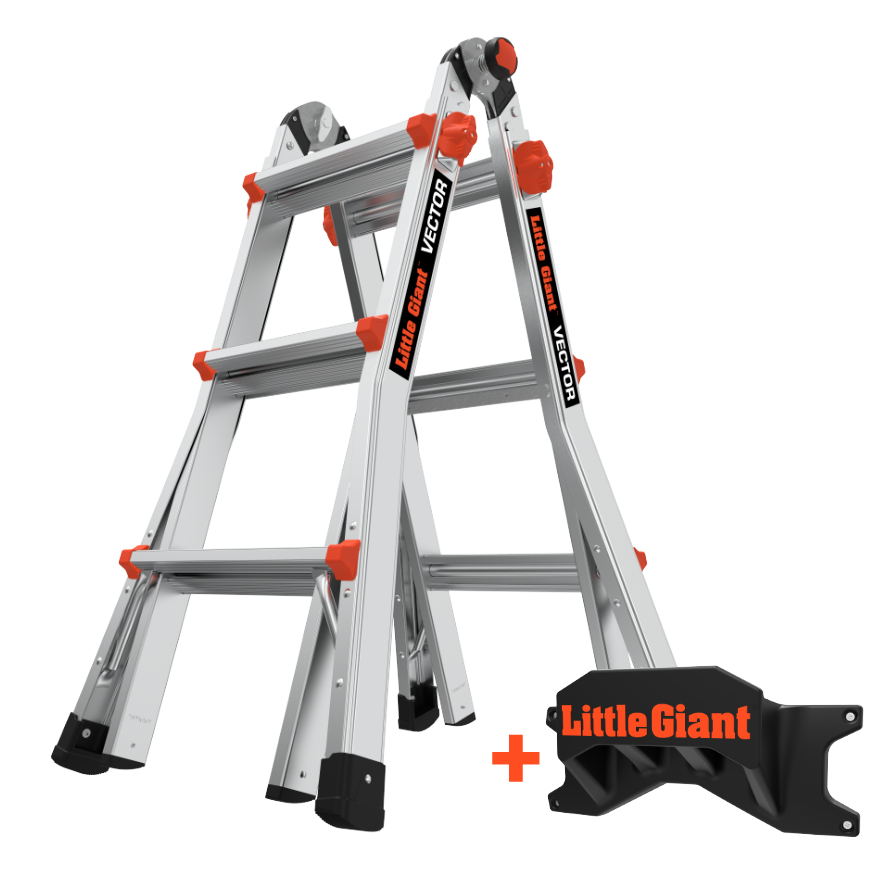 Little Giant Vector plus ladder rack bundle