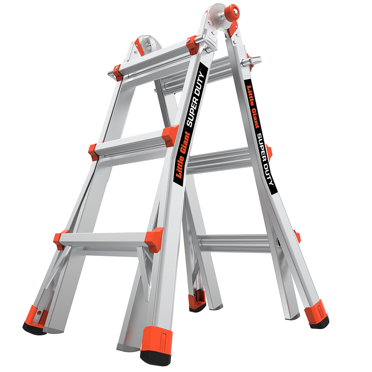 Aluminum Telescopic Ladder, Multi-Purpose Telescopic Ladder, Collapsible  Ladder Extension,Max Extension Reach 17 ft with Two Wheels,Rated Load 300  Lbs